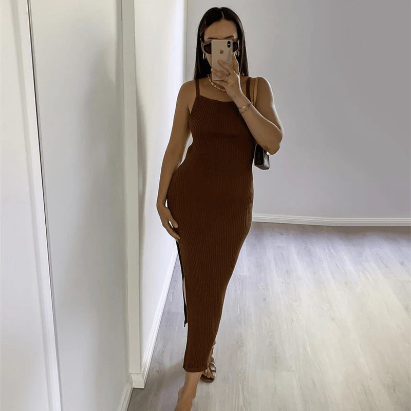 Anouk Backless Midi Dress
