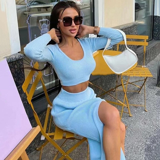 Ciri Knit Skirt Set