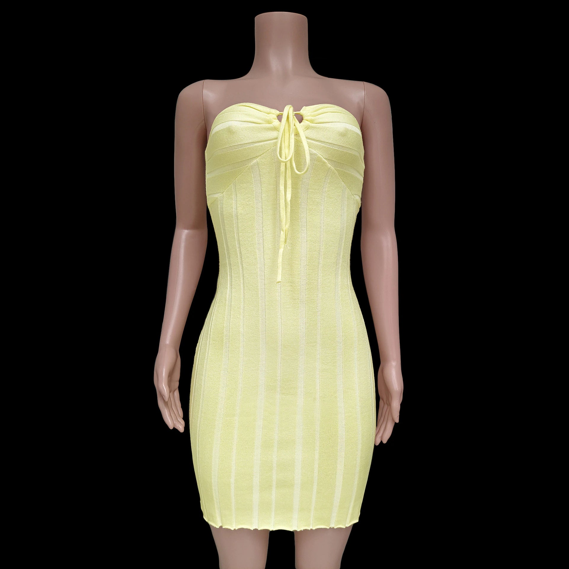 Halter Mini Bodycon Dress