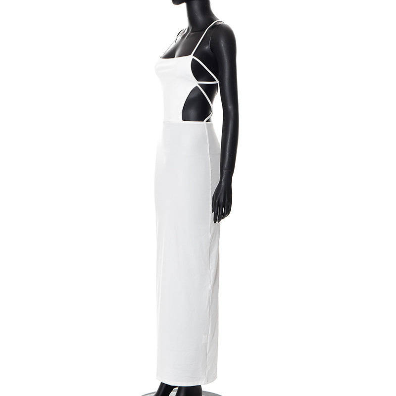 Koia Bodycon Backless Maxi Dress