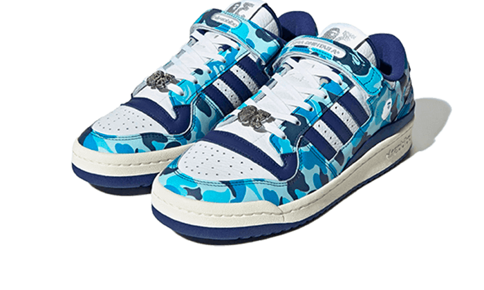 Forum 84 Low Bape 30th Anniversary Blue Camo